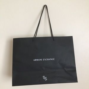 Armani Exchange Paper Shopping Bag